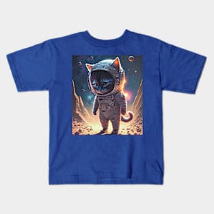 Moon cat Kids T-Shirt